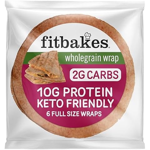 Fitbakes Low Carb Wholegrain Keto Wraps Cover