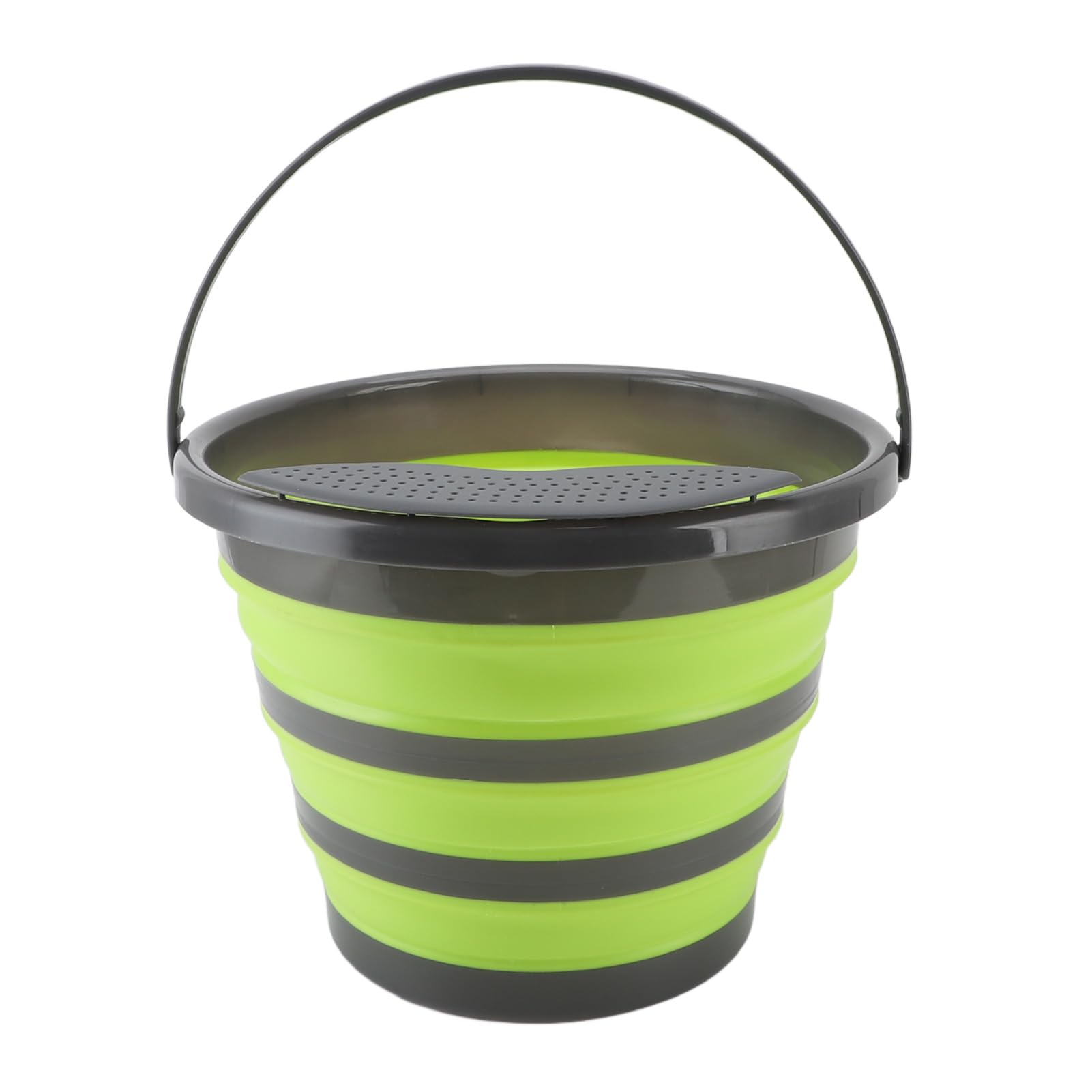 Cryfokt Lavadora Plegable Compacta Lavadora Portátil Liviana para Ropa Interior Dormitorio de Viaje 10L Verde