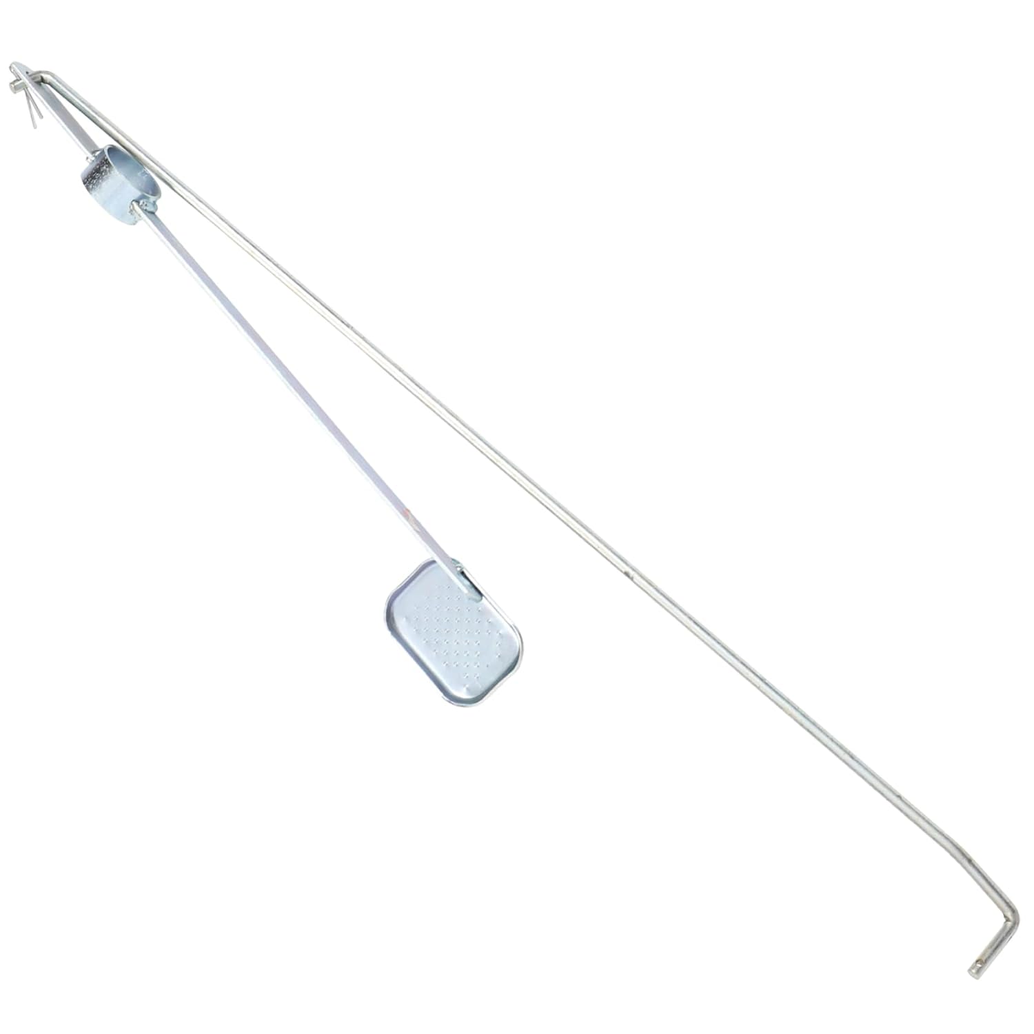 Outdoor Metal Pedal Trash Can Large Trash Bin Pedal Accessory for Garbage Can