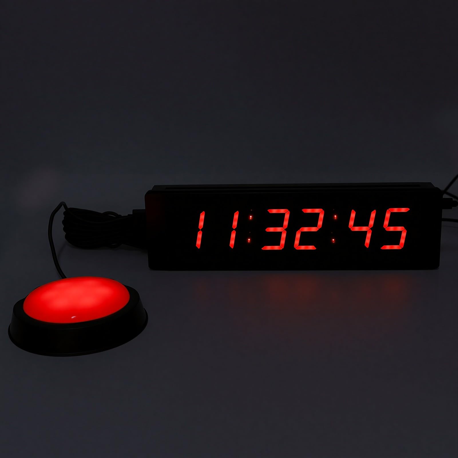 Cronometro Grande 1.5in LED Display Rosso, Timer Competizione per