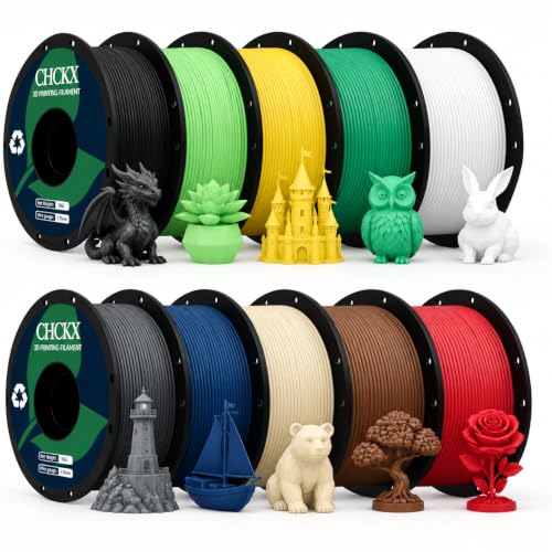 CHCKX PLA 10 Pack (10 Colors), 10x1kg