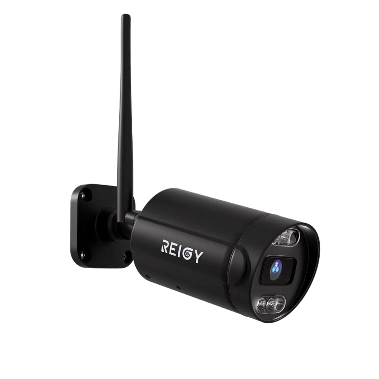 REIGY 8MP Bullet Telecamera WIFI Esterno, Compatibile 8MP NVR | 2160‌P Videocamera Sorveglianza Outdoor, Impermeabile Visione Notturna Colori Audio Bidirezionale, Scocca in Metallo