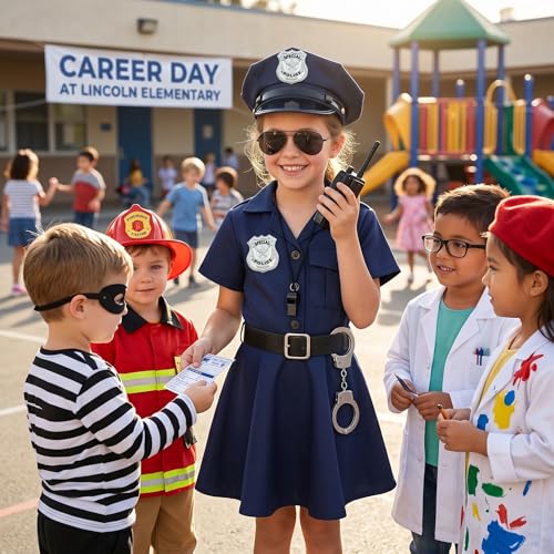 Disfraz Completo Niñas Policía Koatobbor 9-10 Años miniatura 4