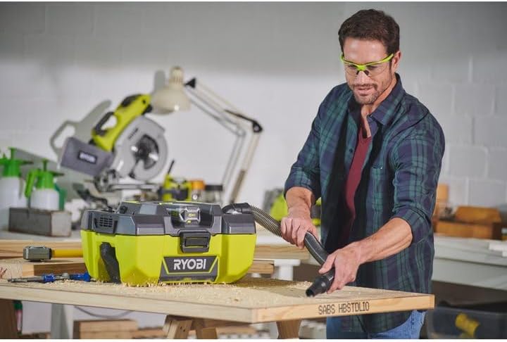 Miniatura 4 de Ryobi r18pv-0 Aspiradora estacionaria One + Cuerpo de 18 V solamente