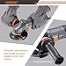 TACKLIFE 8.5Amp Angle Grinder Tool, 4-1/2-Inch Angle Grinder 12000RPM, with Anti-Vibration Handle, 5 Accessories, 1 Storage Bag-P9AG115