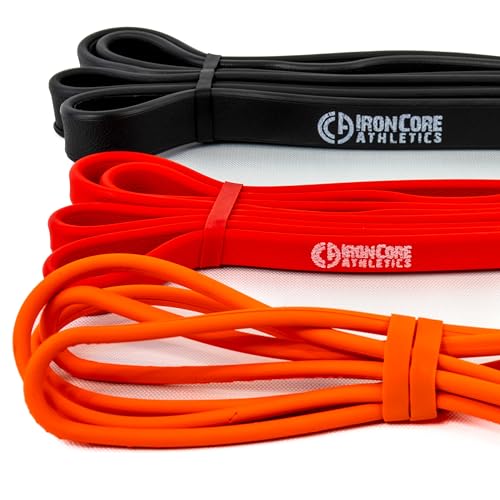 Image of Premium Exercise Bands - Ultra Durable, Non-Slip, Comfort-Edge Resistance - Tested Over 30K Pulls - Three