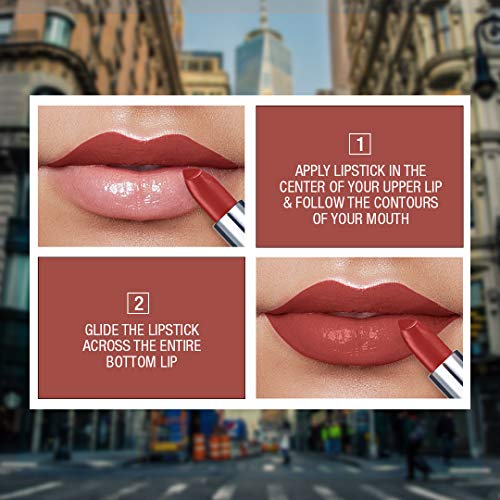 Image of Maybelline New York Matte Lipstick, Intense Colour, Moisturised Lips, Color Sensational Creamy Matte, 672 Daring Blushed, 3.9g