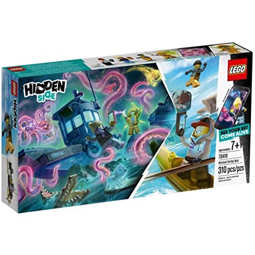 LEGO 70419 Hidden Side Gekenterter Garnelenkutter Kinderspielzeug, Augmented Reality Funktionen