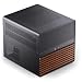 Produktbild Jonsbo N5 NAS-Gehäuse  Würfelförmiges E-ATX Cube Case mit Platz für 16 Laufwerke, 8 Slots, Mesh-Design, Holzdekor, USB-C, ideal für NAS & Workstation, schwarz