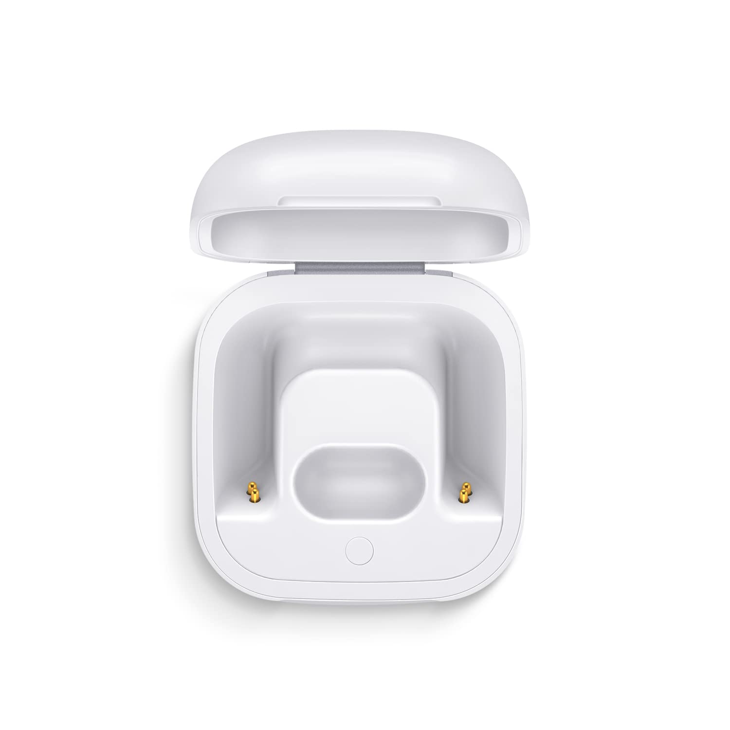 Jinstyles Charging Case Replacement Compatible for Powerbeats Pro Charger with Bluetooth Pairing Sync Button, 700mAh Built-in Battery (Not Include Powerbeats Pro) (White)