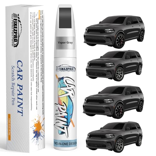 Image of Vapor Gray(PAS /WAS) Touch Up Paint for Dodge, Exact Color Match Car Paint Scratch Repair Remover Pen Kit Fix Vehicle Chips and Automotive Nicks Scuff