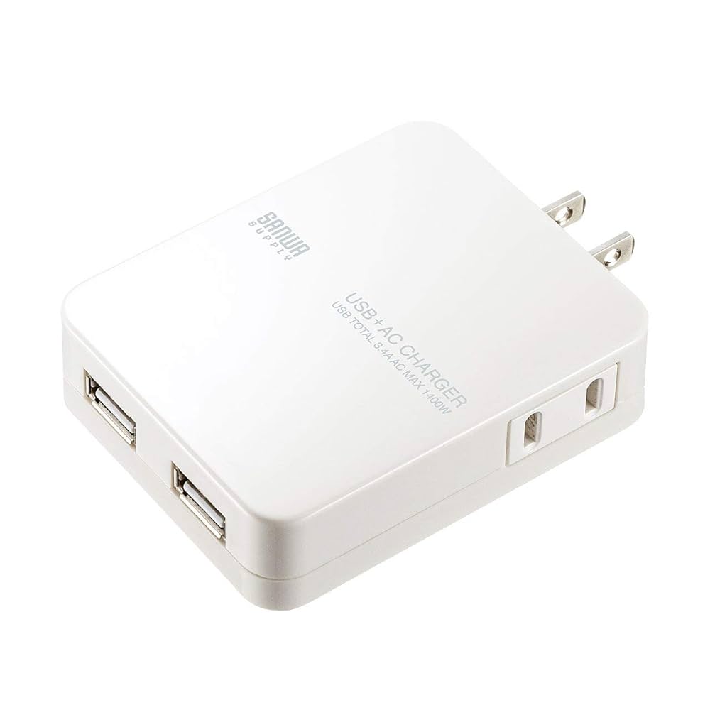 Amazon.co.jp: サンワサプライ ACコンセント付きUSB充電器(合計