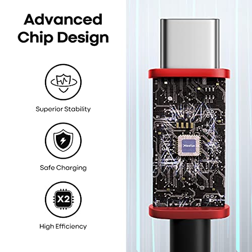 Cleefun 20Ft (6M) Long Usb Type C Cable, Usb A 2.0 To Usb C Cable Nylon Braided Charger Cord Compatible With Samsung Galaxy Note, L-G, Moto, Pixel, Switch And More Usb C Smartphone Tablet #TOP1