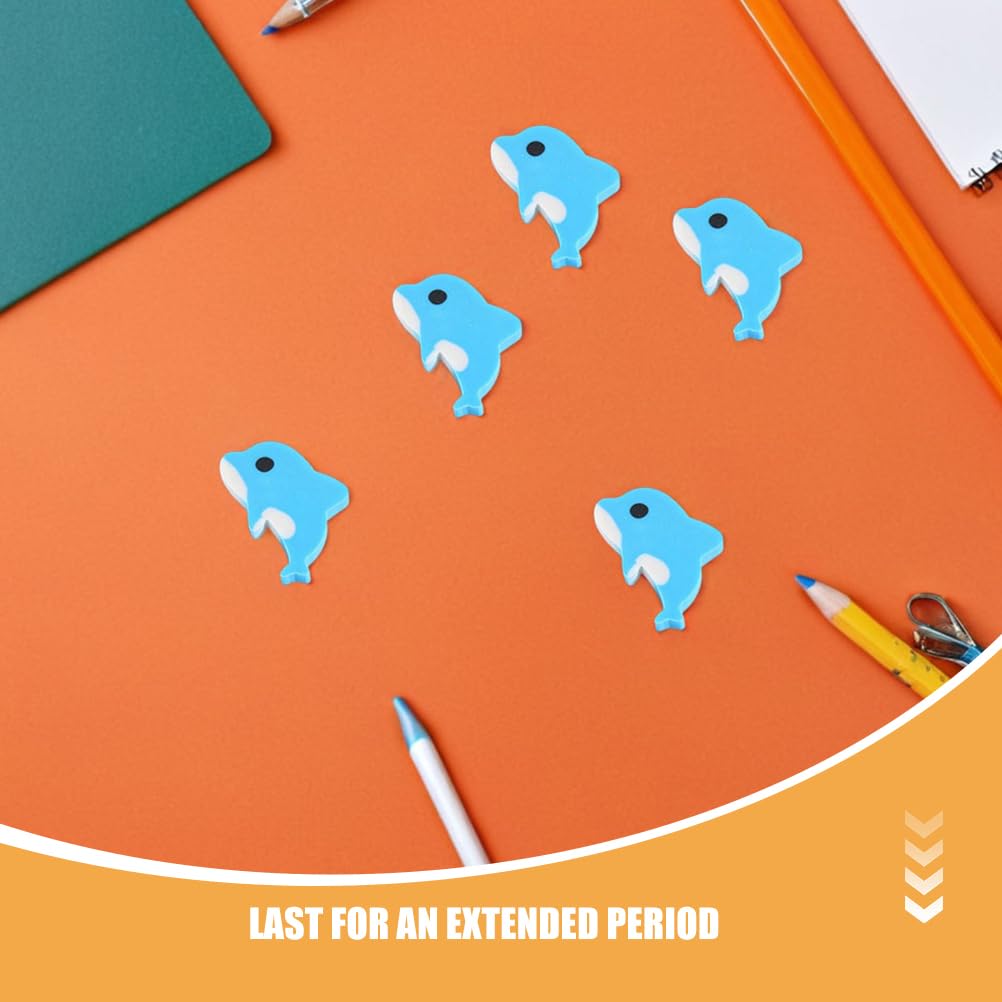 EXCEART 150 gomme a forma di animali marini: simpatiche gomme a forma di delfino per bambini - Articoli di cancelleria divertenti a forma di animali per forniture scolastiche, premi in classe