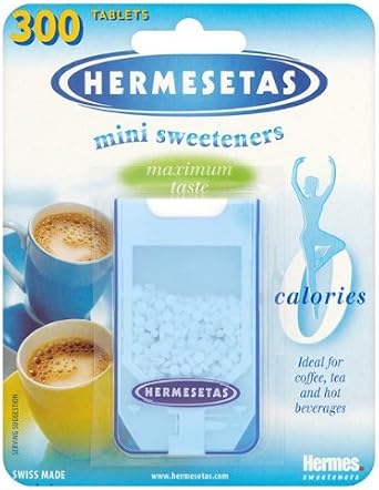 Hermesetas Mini Sweeteners 300 Tablets 4.5 g Pack of 12 x 300 s