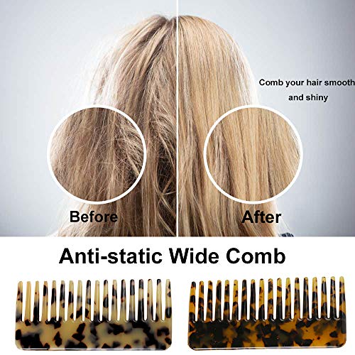 Peine Desenredante Grande x2 para Cabello Grueso y Rizado miniatura 3