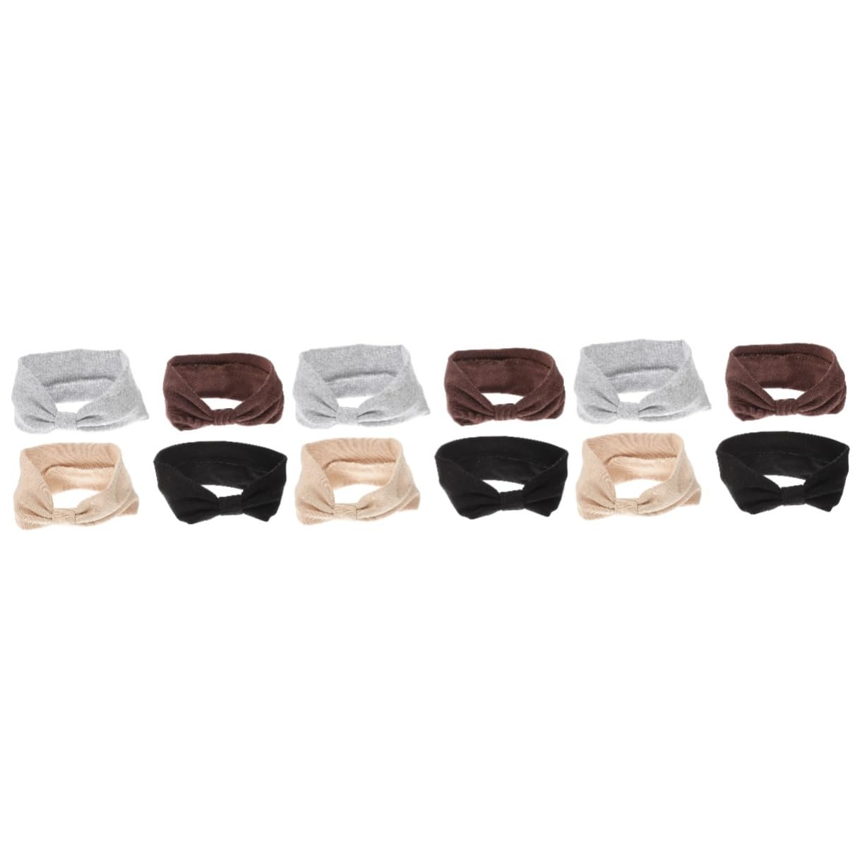 Beaupretty 12 Diademas Anudadas Anchas Para El Pelo Diadema Elástica Turbante Diademas Anudadas Diadema De Yoga Diadema Para Lavado De Cara Diademas Para Mujer Corbata De Algodón