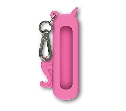 Victorinox Swiss Army Knife Accessory - FRESH. STYLISH. COLORFUL Silicon Case with Hook to carry your pocket knife in Style - Cherry Blossom, 70mm, Pink, Medium