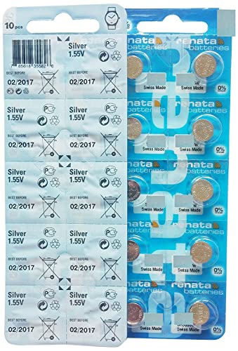 10 x Renata SR621SW 364 Lithium Coin Cell Batteries