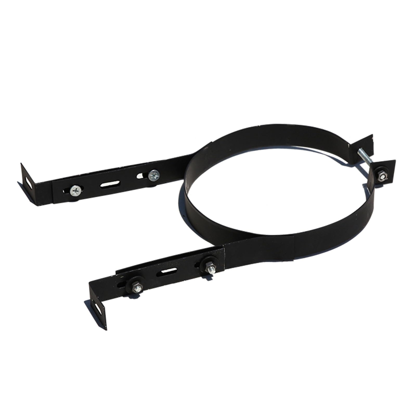 Fireplaces Fixing Chimney Pipe Holder Portable Fireplaces Flue Liner Clamps Wall Chimney Pipe Bracket Adjustable Stainless Steel Wall