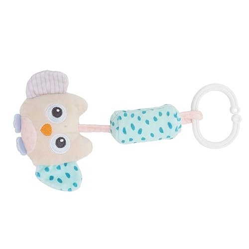 Baby Comfort Bell - Cochecito de bebé, lindo animal, multiusos, suave y cómodo, juguete de peluche para regalos (búho 9.8 in  9.8 pulgadas)