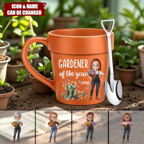 Taza de Cerámica Personalizada Diseño Terracota 11oz miniatura 3