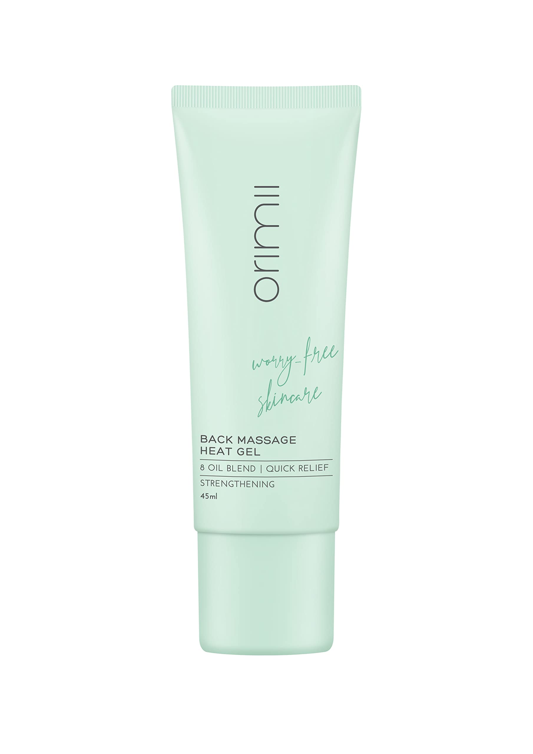 Back Massage Heat Gel - Quick Relief - 8 Oil Blends - Strengthening - Kukui Nut + Lavender - 45 ml