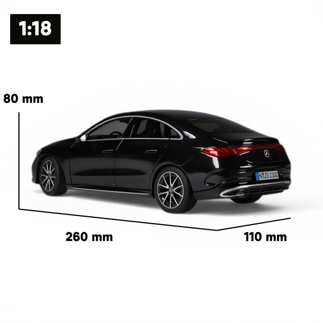 Mercedes-Benz CLA Coupé BEV model 1:18 – model samochodu z odlewu ciśnieniowego, model kolekcjonerski, pomysł na prezent od 14 lat