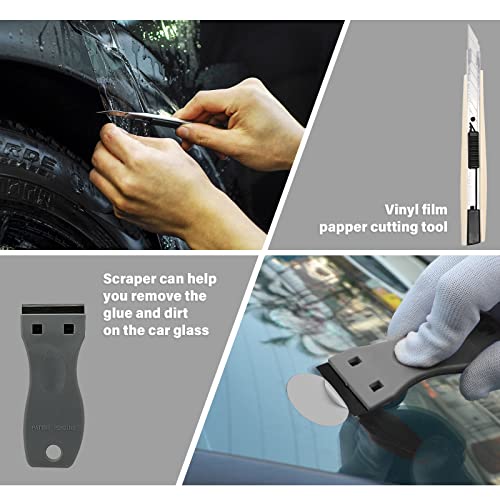 Gomake Window Tint Kit Car Window Tint Application Kit Window Tint Tools With Spray Bottle Squeegee Scraper For Vehicle Glass Protective Film Tinting Kit Vinyl Wrap Installation #TOP4