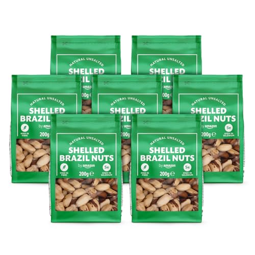 by Amazon NUECES DE BRASIL PELADAS, 7 x 200 g
