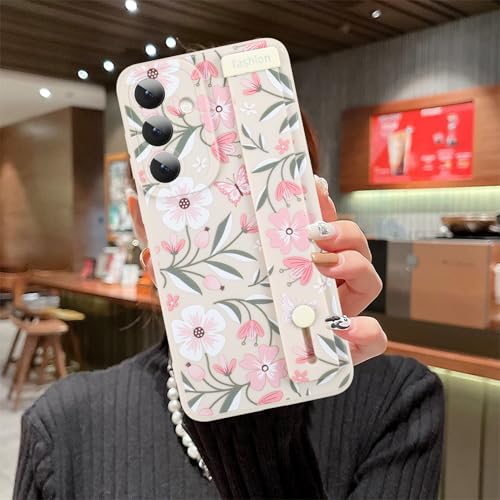 Image of Compatible with Samsung Galaxy S25 FE Case with Strap Wrist