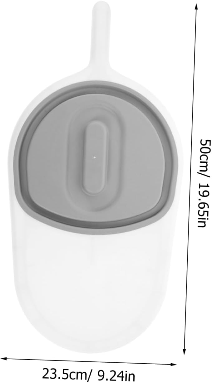 ERINGOGO Elderly Care Bedpan Bed Pan for Toilet Portable Patient Urinal Plastic Urine Storage Pot Bed Pans for Elderly Men Women Outdoor