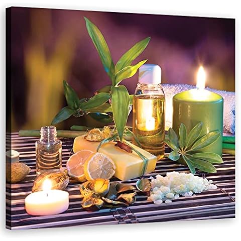 Feeby Tableau Décoratif Spa Bambou Cover