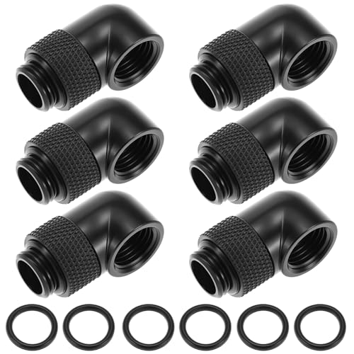 Raccord d'extension G1/4 rotatif 90° pour éviter les torsions de tuyaux watercooling