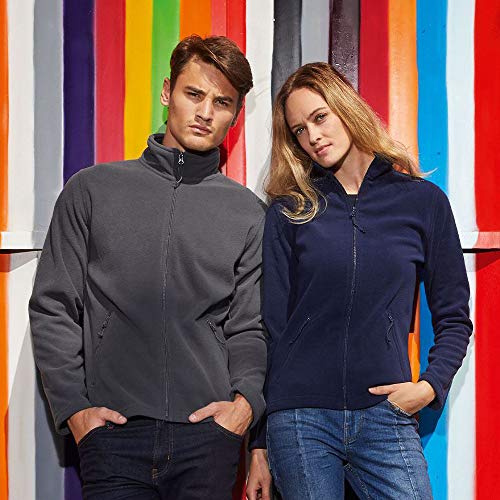 Chaqueta polar ID 501 B&C para hombre en color naranja calabaza talla XS 2