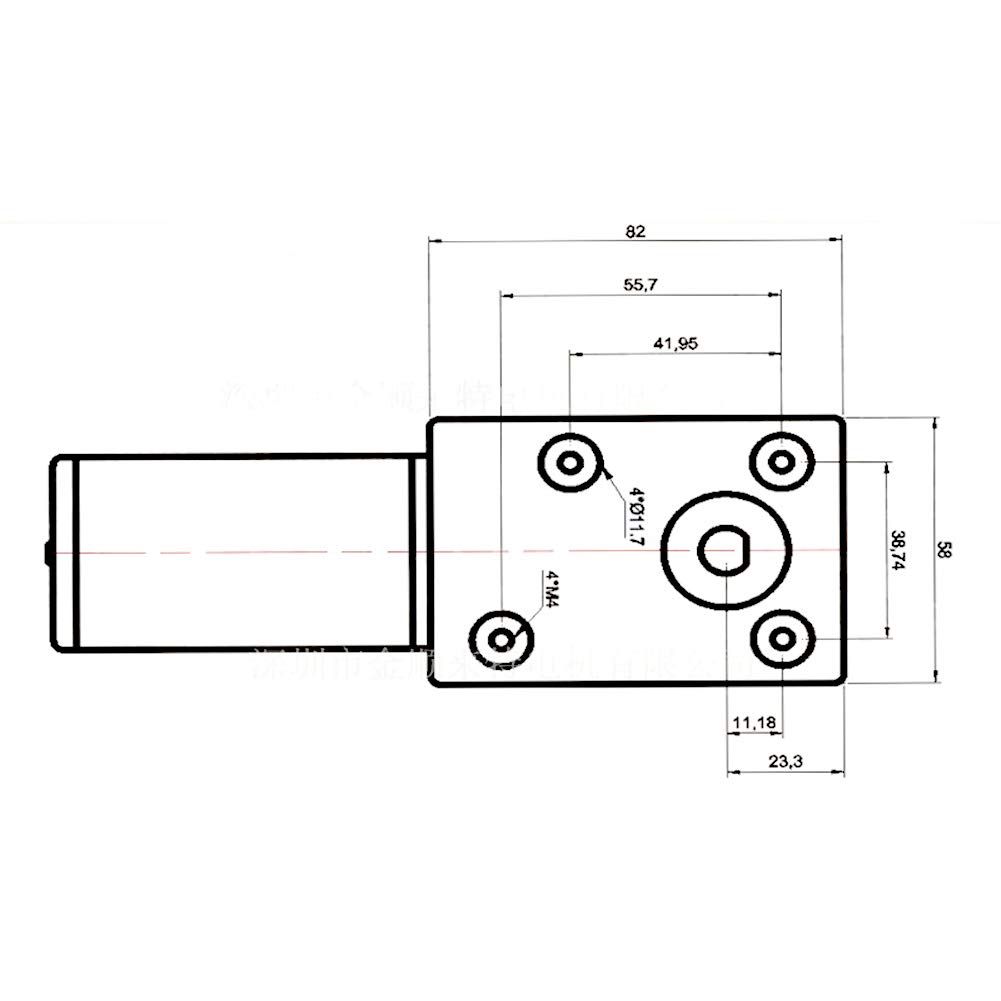 24V Getriebemotor, Mini Motor für Drehzahlreduzierung,