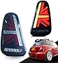 Archaic for Mini Cooper R50-53 2001-2008 Tail Lights Assembly, Full LED Rear Lamps for 1st gen Mini Cooper Hatchback/Convertible, Sequential Turn Signal Taillight Assemblies, Plug&Play, Pair, Smoke