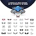 FLYHAL F111, Infrarrojo Sensor RC Drone para Niños y Principiantes, Control Remoto...