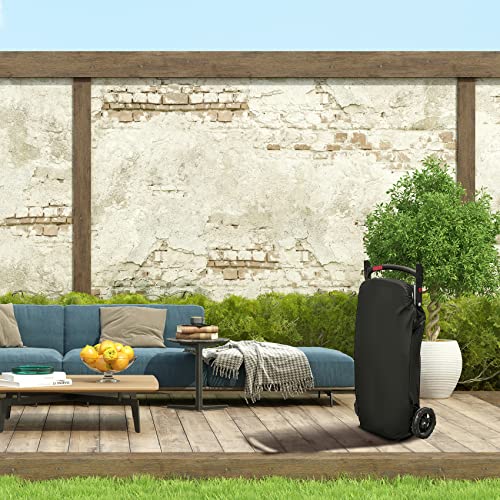 Onlyfire Grill Cover for Weber 9010001 Traveler Grill, Heavy Duty Waterproof 600D Fabric Weather Resistant Protective Cover, Portable Storage Grill Cover Replacement for Weber Traveler Grill - Image 7