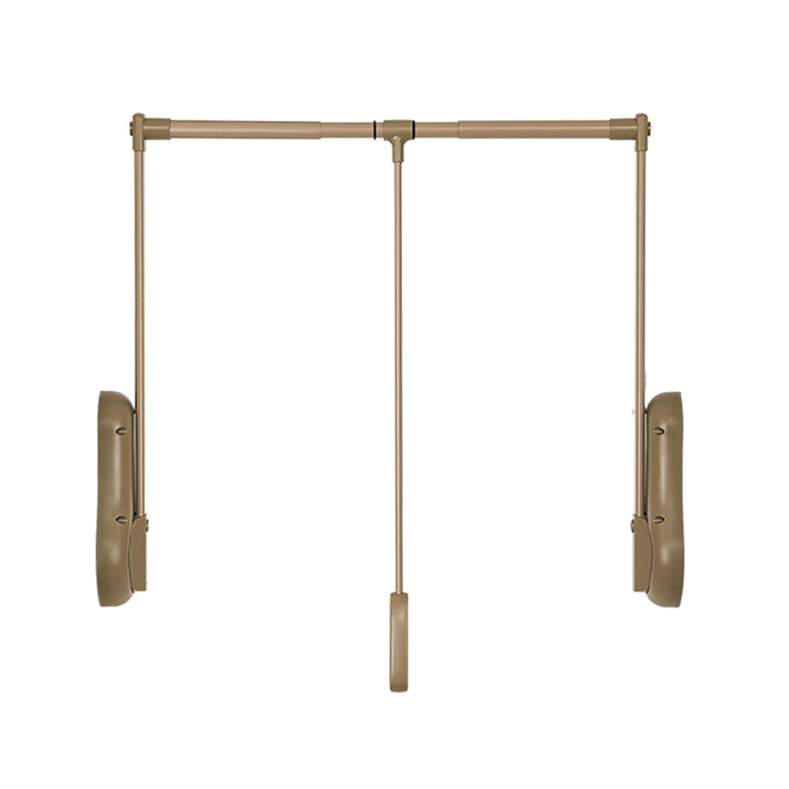 Barre de penderie escamotable or 85-115cm réglable pour placard