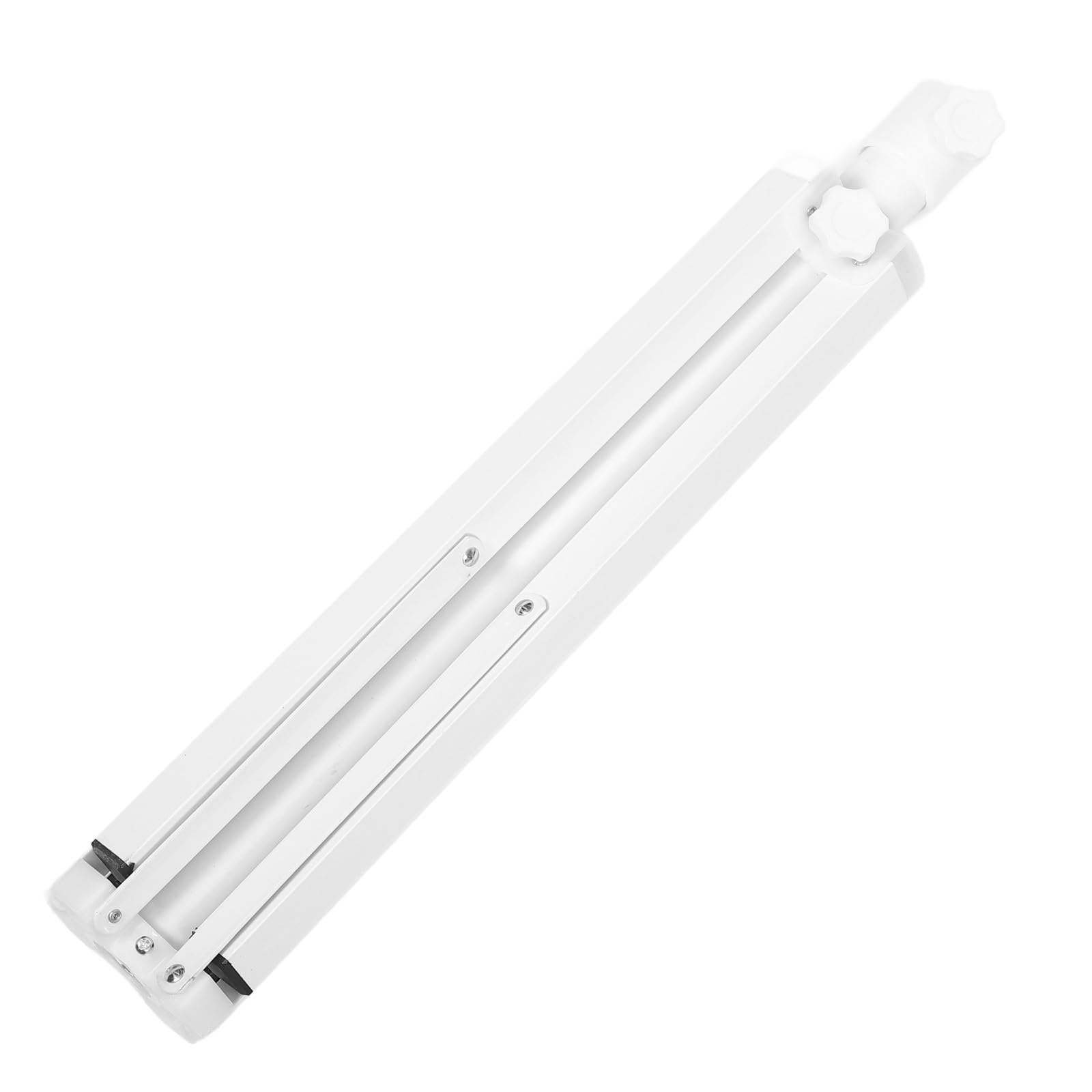 Operitacx Supporto per Ombrellone Pieghevole Bianco in Metallo e Plastica | Base Portatile, Struttura Stabile, per Giardino e Viaggio, Festa Estiva