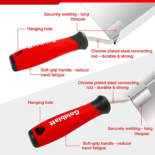 image for Goldblatt 2 Piece Drywall Corner Tool Set, 5'' Outside Corner Knife & 