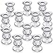 Letine Candlestick Holders Set of 12-2.5" H Taper Candle Holders Bulk - Clear Glass Candle Holder for Windowsill, Wedding & Festival
