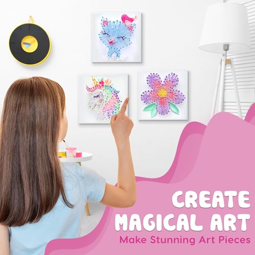 Hapinest 3480 String Art Craft Kit For Kids Ages 10-12 And Up, 3D String Art Kit Crafts For Teens, Birthday Gifts For Tween Girls Ages 10 11 12 Years Old And Up thumb #6
