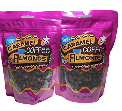Trader Joe's Caramel Coffee Almonds (Pack of 2)