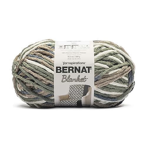 Image of Bernat Blanket BB Mist Yarn - 2 Pack of 10.5oz /300g - Polyester - #6 Super Bulky - 220 Yards - Knitting & Crochet