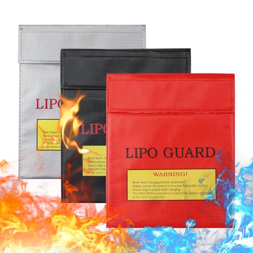 3 Piezas Bolsa para Documentos ignífuga,Bolsa de Dinero ignífuga e Impermeable,Bolsa de Seguridad ignífuga e Impermeable,para Dinero en Efectivo/pasaportes/Joyas y Otros Objetos de Valor