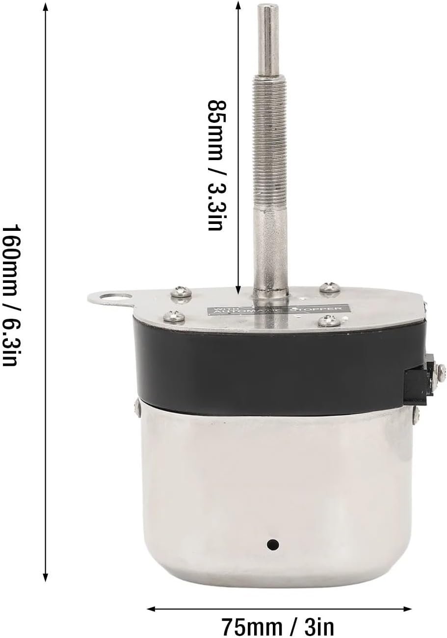 車のワイパーモーター 12V 105&deg;回転フロントガラスワイパーモーターキットユニバーサル電動ワイパーアームモーターセットトラクター