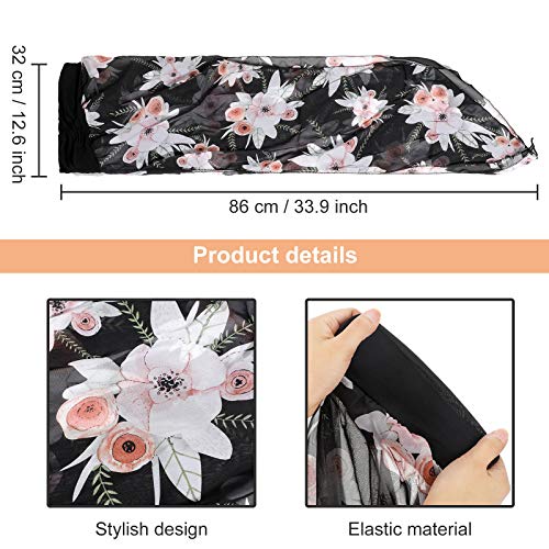 4 Pieces Headwear Turban Sleep Beanie Head Scarf Long Hair Head Turbans For Women (Floral Style) #TOP1