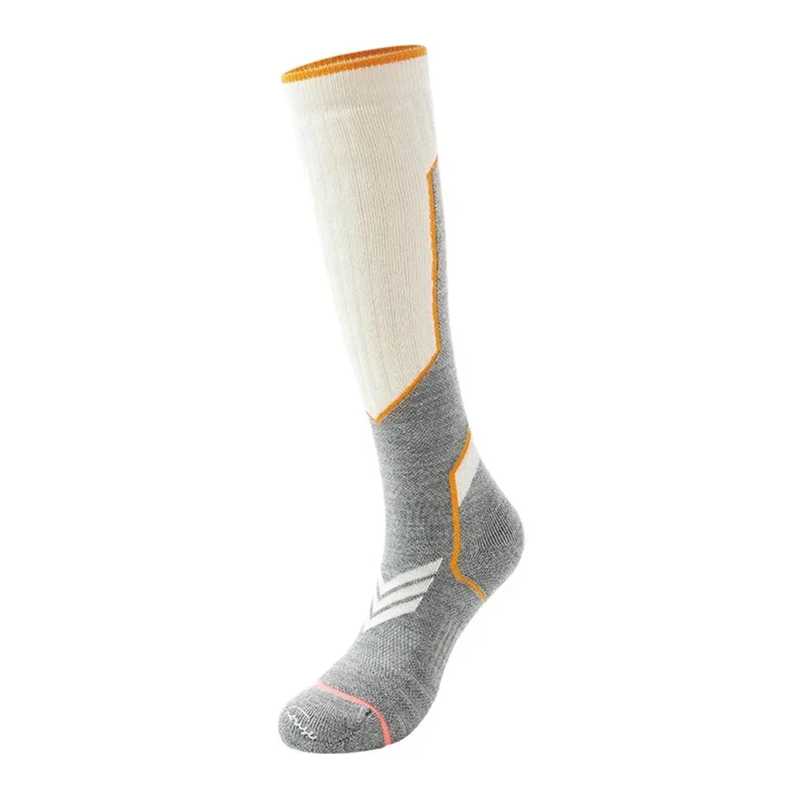 Chaussette Ski Chaussettes de Ski for Femmes, Chaudes, Coupe-Vent, Respirantes, Souples, for Adultes, résistantes, antidérapantes, for Le Sport et Snowboard(Green)